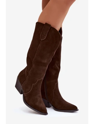 Kozačky na podpatku  model 222727 Step in style