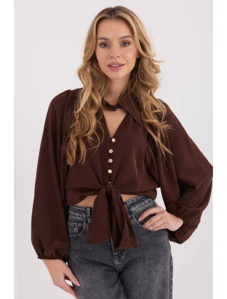 Košile s dlouhým rukávem  model 223171 Italy Moda