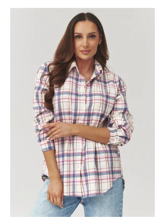 Košile s dlouhým rukávem  model 223230 Makadamia