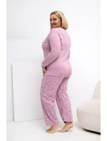 Pohodlná pyžama pro plnoštíhlé model 223304 Forever Pink