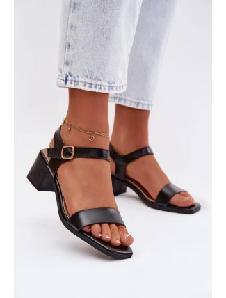 Sandály na podpatku model 225113 Step in style Sandály na podpatku model 225113 Step in style