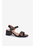 Sandály na podpatku model 225113 Step in style Sandály na podpatku model 225113 Step in style