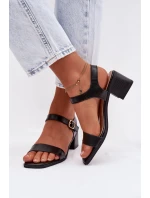 Sandály na podpatku model 225113 Step in style Sandály na podpatku model 225113 Step in style