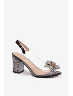 Sandály na podpatku  model 225135 Step in style