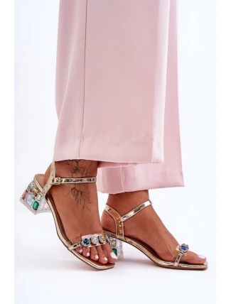 Sandály na podpatku  model 225139 Step in style