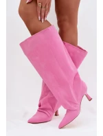 Kozačky na podpatku  model 225193 Step in style