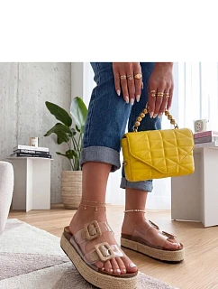 Klapky na platformě model 226571 Solea