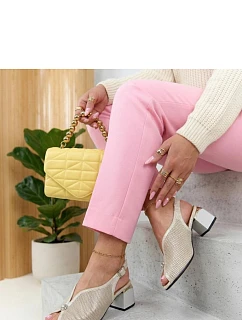 Sandály na podpatku model 226584 Solea