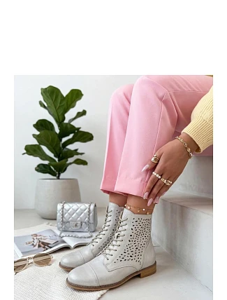 ~Botki ażurowe model 226589 Solea