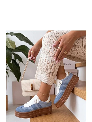Sportovní boty na platformě model 227742 Solea