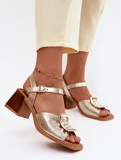 Sandály na podpatku model 227902 Step in style