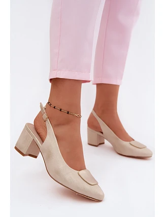 Sandály na podpatku  model 227919 Step in style