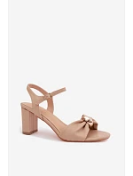 Sandály na podpatku model 227922 Step in style Sandály na podpatku model 227922 Step in style