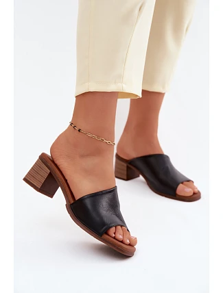 Klapky na podpatku model 227928 Step in style