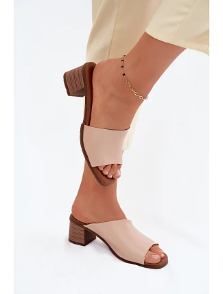 Klapky na podpatku model 227930 Step in style