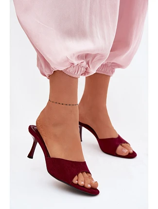 Klapky na podpatku model 227943 Step in style