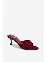 Klapky na podpatku model 227943 Step in style