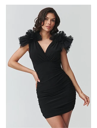Krátké šaty model 228317 Makadamia Krátké šaty model 228317 Makadamia