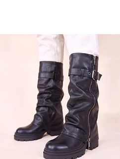 Kozačky na podpatku model 230773 Solea