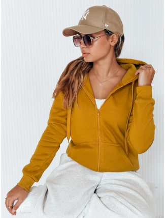 Dámská mikina na zip s kapucí camel BY0227 Dámská mikina na zip s kapucí camel BY0227