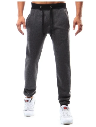 Pánské antracitové teplákové kalhoty UX2215