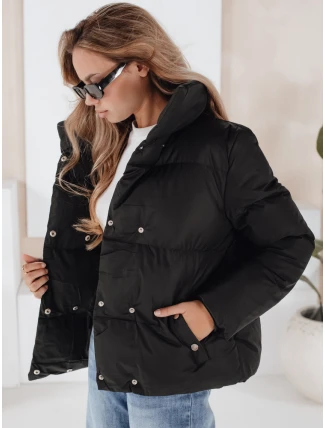 Dámská prošívaná zimní bunda LARO černá FashionStreet TY1994