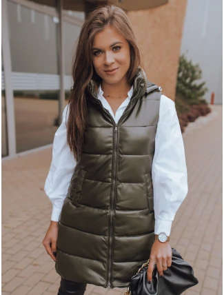 Dámská zelená vesta FIERA FashionStreet TY2362