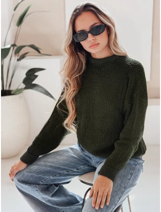 CAMERON dámský svetr zelený FashionStreet MY1153