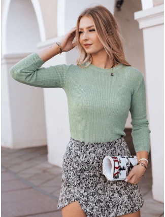 AURINA dámský svetr světle zelený FashionStreet MY1391