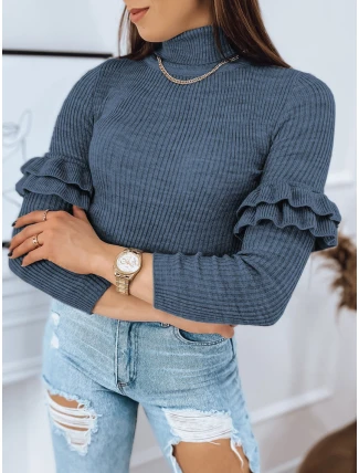 Dámský svetr BUFALO modrý FashionStreet MY1418