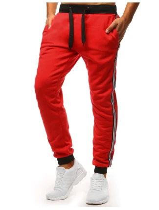 Pánské tepláky červené UX3536