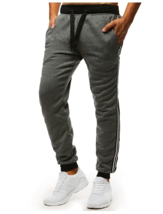 Pánské antracitové teplákové kalhoty FashionStreet UX3538