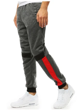 Pánské antracitové teplákové kalhoty UX3543