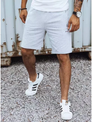 FashionStreet pánské světle šedé šortky SX2186