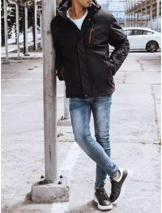 Pánská zimní bunda černá FashionStreet TX4239