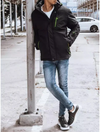 Pánská zimní bunda černá FashionStreet TX4240