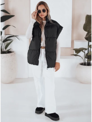 Dámská prošívaná vesta NIMIA černá FashionStreet TY3248