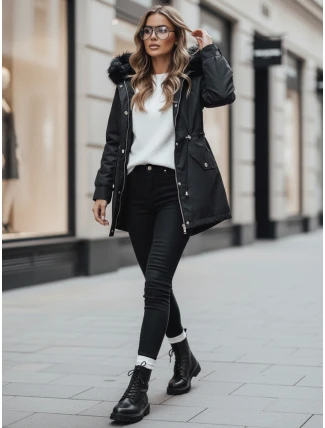 MEGI dámská bunda černá FashionStreet TY3305