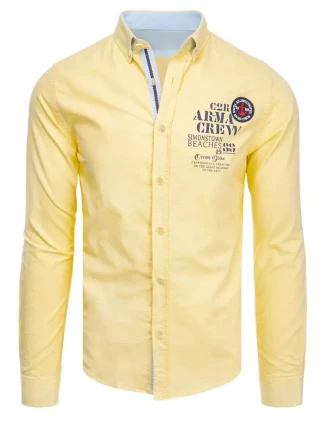 Pánská žlutá košile FashionStreet DX2246
