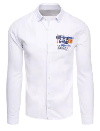 Pánská bílá košile FashionStreet DX2283