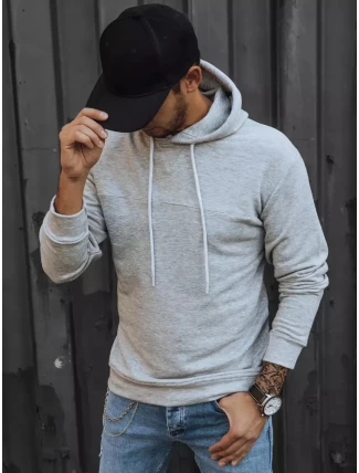 Pánská šedá mikina FashionStreet BX5471