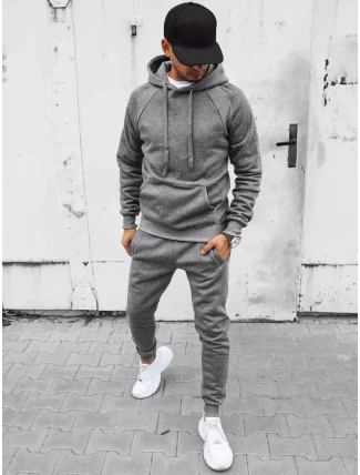 FashionStreet pánské tmavě šedé tepláky AX0624