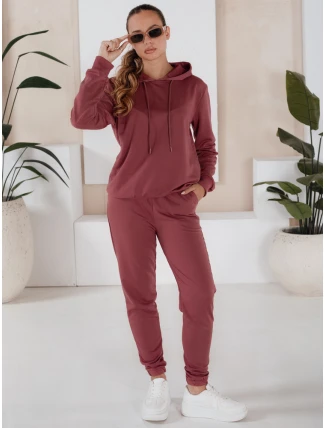 Dámská tepláková souprava MIGEL bordó FashionStreet AY0809 Dámská tepláková souprava MIGEL bordó FashionStreet AY0809