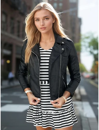 RAMI NESSI dámská bunda černá FashionStreet TY3455 RAMI NESSI dámská bunda černá FashionStreet TY3455