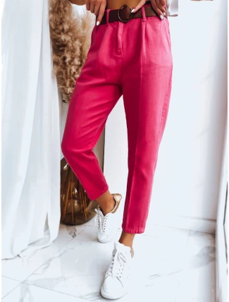 Dámské chinos kalhoty ME BELLA fuchsiová FashionStreet UY1410 Dámské chinos kalhoty ME BELLA fuchsiová FashionStreet UY1410