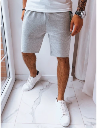 FashionStreet pánské světle šedé teplákové kraťasy SX2228