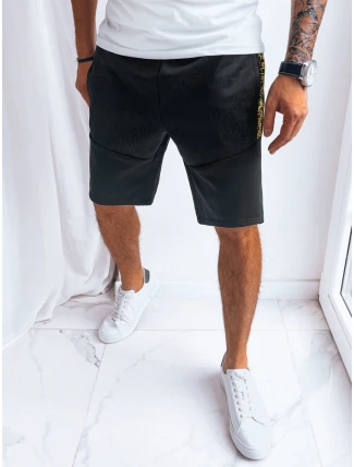Pánské černé teplákové šortky FashionStreet SX2260