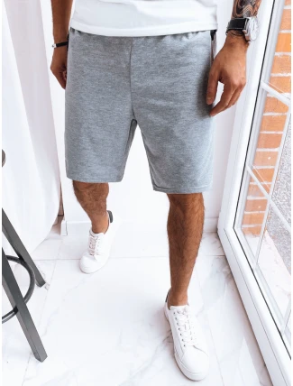 FashionStreet pánské světle šedé teplákové šortky SX2279