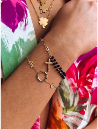 Náramek HESSA ve zlaté barvě FashionStreet LY0104