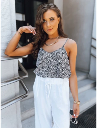 Dámská halenka bez ramínek STEPHANIA černá FashionStreet RY2239